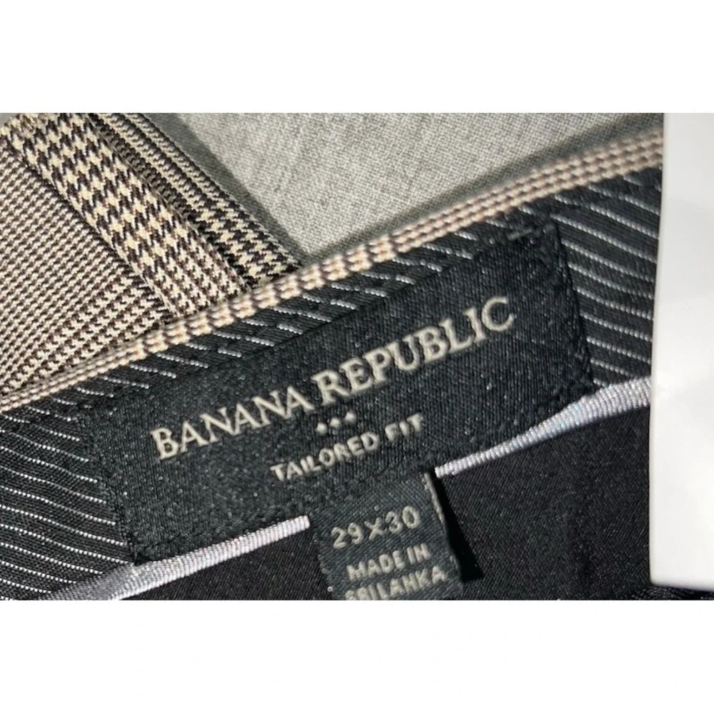 (b40/10)Banana Republic Tailored Fit Dress Pants Mens 29x30